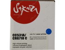 Картридж SAKURA CC531A/CRG718C Cyan для HP CP2020/CP2025/CM2320, Canon LBP-7200/8350 Canon LBP-7200/8350