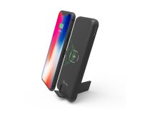 Внешний аккумулятор Cactus CS-PBFSQT-10000 (USB 3A, USB-C 3A,10000mAh, Wireless charger, Li-Pol)
