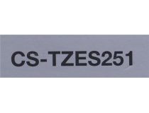 Cactus CS-TZES251 лента для печати этикеток (ширина 24мм, 8м, Black on White) для Brother