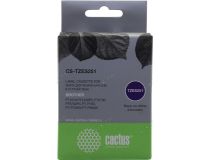 Cactus CS-TZES251 лента для печати этикеток (ширина 24мм, 8м, Black on White) для Brother