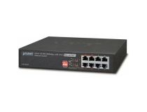 PLANET Technology Corporation GSD-804P 10 8-Port 10/100/1000 Gigabit Ethernet Switch with 4-Port 802.3at PoE+ Injector