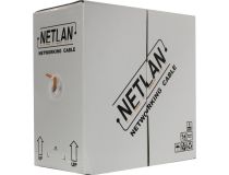 Кабель FTP 4 пары кат.5e бухта 305м NETLAN EC-UF004-5E-LSZH-OR 