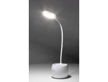 Ultraflash UF-707 C01 белый Настольный светильник аккумуляторный (300 люмен, 6500K, 4.5Вт, Li-Ion)