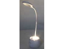 Ultraflash UF-707 C01 белый Настольный светильник аккумуляторный (300 люмен, 6500K, 4.5Вт, Li-Ion)