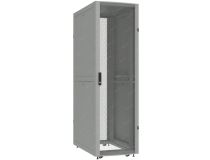 NT BUSINESS.SERV 51-710.PP12.SD40.RF10.L1 G Шкаф 51U 750х1000, двери перф: пер. один., зад. расп., крыша с ввод., сер.
