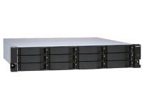 QNAP TL-R1200S-RP SATA 6GB/s JBOD storage enclosure,12-tray 3,5 /2,5 w/o HDD, 3 x SFF-8088, 2 PSU. Rack. W/o rail kit