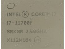 CPU Intel Core i7-11700F 2.5 GHz/8core/4+16Mb/65W/8 GT/s LGA1200