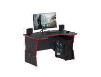 Skyland STG 1385 7055550 Стол компьютерный антрацит/красный