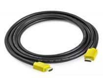 Greenconnect GCR-HM441-0.5m Кабель 0.5m HDMI версия 2.0, HDR 4:2:2, Ultra HD, 4K черный, желтые коннекторы