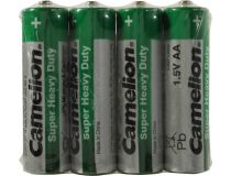 Camelion R6P-4, Size AA , 1.5V, солевый  уп. 4 шт 