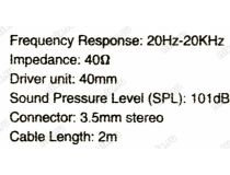 Наушники с микрофоном Edifier K815 (шнур 2м, с регулятором громкости)
