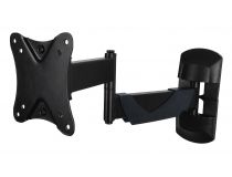 00118662 Кронштейн для телевизора Hama FULLMOTION черный 10 -26 макс.25кг настенный