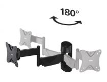 00118662 Кронштейн для телевизора Hama FULLMOTION черный 10 -26 макс.25кг настенный