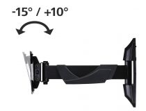 Hama 118661 наклонно-поворотный кронштейн (VESA75/100, 25кг)