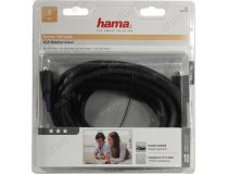 Hama 41955 Кабель монитор - SVGA card (15M -15M) 5м 1 фильтр
