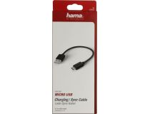 Hama 123542 Кабель USB AM-- micro-B 0.2м