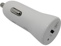 Hama 183297 Автомобильное зарядное уст-во USB (Вх.12-24V, Вых.5/9V, USB 3A, кабель Lightning)