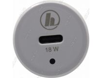 Hama 183297 Автомобильное зарядное уст-во USB (Вх.12-24V, Вых.5/9V, USB 3A, кабель Lightning)