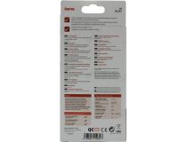 Hama 183297 Автомобильное зарядное уст-во USB (Вх.12-24V, Вых.5/9V, USB 3A, кабель Lightning)