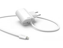 Hama 178262 Зарядное устройство Lightning (Вх.AC110-240V, Вых.DC5V, 12W, Lightning)