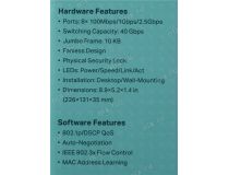 TP-LINK TL-SG108-M2 8-Port 2.5G Desktop Switch (8UTP 2.5Gbps)