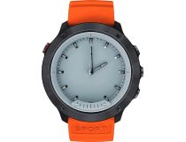 Смарт-часы GEOZON G-SM03SVR Hybrid Silver (Black + orange strap) G-SM03SVR