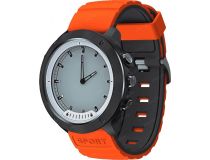 Смарт-часы GEOZON G-SM03SVR Hybrid Silver (Black + orange strap) G-SM03SVR