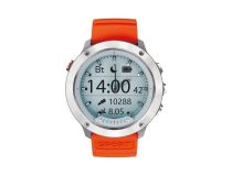 Смарт-часы GEOZON G-SM03SVR Hybrid Silver (Black + orange strap) G-SM03SVR