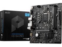 MSI H510M PRO (RTL) LGA1200 H510 PCI-E Dsub+HDMI+DP GbLAN SATA MicroATX 2DDR4