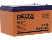Аккумулятор Delta GEL 12-15 (12V, 15Ah)