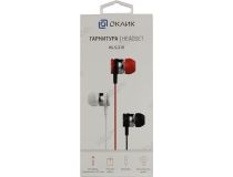 Наушники с микрофоном OKLICK HS-S-210  Black  (шнур 1.1м) 374384 