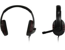 Наушники с микрофоном OKLICK HS-L380G Black-Red  (шнур 1.8м) 1100404 