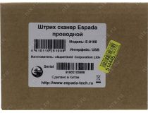 Espada E-9100 Сканер штрих-кода+кабель USB (1D)