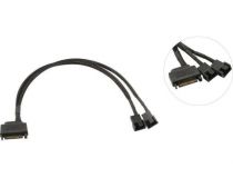 Переходник-разветвитель питания для вентиляторов 1SATA- 2x4pin, 30 см