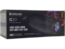 Колонки Defender G30 (16W, Bluetooth5.0, microSD, USB, FM, Li-Ion)  65730 