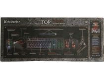 Defender TOR MHP-127 (Кл-ра, Мышь, гарнитура, коврик, колонки) 52127 