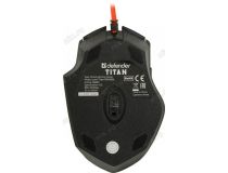 Defender Gaming Mouse Titan GM-650L (RTL) USB 6btn+Roll  52650 