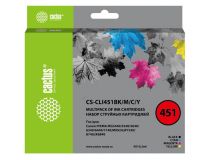 Картридж Cactus CS-CLI451BK/M/C/Y для Canon MG 5440/5540/5640/6340/6440/7140, MX924, IP7240/8740