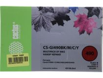 Чернила Cactus CS-GI490BK/M/C/Y для Canon Pixma G1400/G2400/G3400/G4400 (4x100мл)