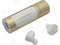 Наушники с микрофоном JETACCESS  WBS-60 White-Gold (Bluetooth5.0)