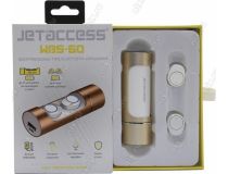 Наушники с микрофоном JETACCESS  WBS-60 White-Gold (Bluetooth5.0)