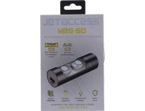 Наушники с микрофоном JETACCESS WBS-60 White-Silver (Bluetooth5.0)