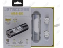 Наушники с микрофоном JETACCESS WBS-60 White-Silver (Bluetooth5.0)