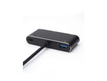 ATCOM AT2810 Кабель-адаптер USB-C -  HDMI(F)+VGA(15F)+Jack3.5+USB3.0