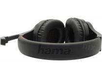 Наушники с микрофоном Hama HS-USB400 139927 (USB, шнур 2м, с регулятором громкости)