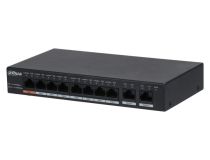 Dahua DH-PFS3010-8GT-96 Неуправляемый коммутатор (8UTP 1000Mbps PoE + 2UTP 1000Mbps)