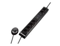 00108840 Сетевой удлинитель Hama H-108840 1.5м (6 розеток) черный