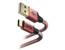 Кабель Hama 00178296 USB Type-C (m) USB A(m) 1.5м красный