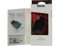 Hama 183284 Зарядное устройство USB-C (Вх.AC100-240V, Вых.DC5/9/12V, 18W, USB-C)
