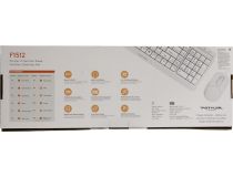 Клавиатура A4Tech Fstyler F1512 White (Кл-ра, USB,+Мышь,3кн, Roll, USB)